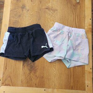 2 Pair Active Shorts Puma/ Tek Gear